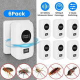 6-Pack Ultrasonic Insect Repellent - Dual Sound-Wave Tech - CoreGadgets
