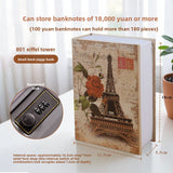 Combination Lock Book Safe - Metal Storage Box for Secure Storage