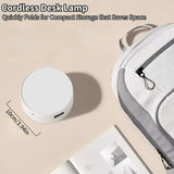 Foldable Book Lamp with LED Clock - Touch Control Night Light for Office, Bedroom, Study - CoreGadgets