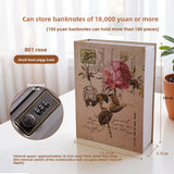 Combination Lock Book Safe - Metal Storage Box for Secure Storage