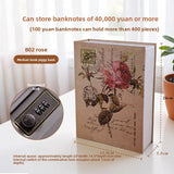 Combination Lock Book Safe - Metal Storage Box for Secure Storage