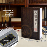 Combination Lock Book Safe - Metal Storage Box for Secure Storage