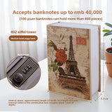 Combination Lock Book Safe - Metal Storage Box for Secure Storage