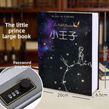 Combination Lock Book Safe - Metal Storage Box for Secure Storage