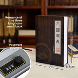 Combination Lock Book Safe - Metal Storage Box for Secure Storage
