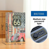 Combination Lock Book Safe - Metal Storage Box for Secure Storage