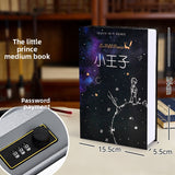 Combination Lock Book Safe - Metal Storage Box for Secure Storage