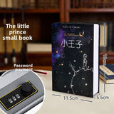 Combination Lock Book Safe - Metal Storage Box for Secure Storage