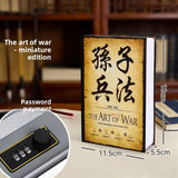 Combination Lock Book Safe - Metal Storage Box for Secure Storage