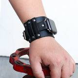 Genuine Cowhide Punk Watch Strap - Stylish and Durable Accessory - CoreGadgets