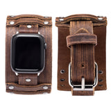 Genuine Cowhide Punk Watch Strap - Stylish and Durable Accessory - CoreGadgets
