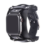 Genuine Cowhide Punk Watch Strap - Stylish and Durable Accessory - CoreGadgets